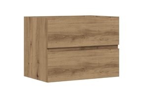vidaXL Badkamerkast - Artisanaal Eiken - 60x38,5x45 cm - 60% Korting!