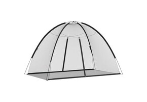 vidaXL Klamboe met Deuren - 200x120x130 cm - Zwart - 47% Korting!