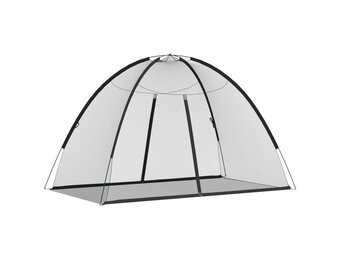 vidaXL Klamboe met Deuren - 200x120x130 cm - Zwart - 47% Korting!