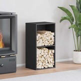 VidaXL Brandhoutrek Zwart - 42% Korting