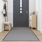 vidaXL Deurmat Grijs 115x300 cm - Nu 42% Korting!
