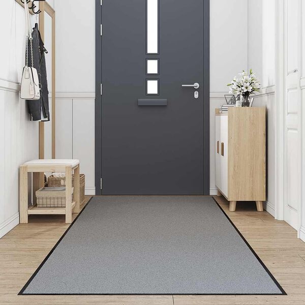 vidaXL Deurmat Grijs 115x300 cm - Nu 42% Korting!