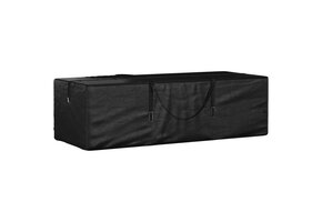 vidaXL Opbergtas Tuinkussens 135x40x55cm Zwart - 35% Korting!