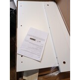 vidaXL Badkamerspiegel met Schap - Wit Bewerkt Hout - 59% Korting