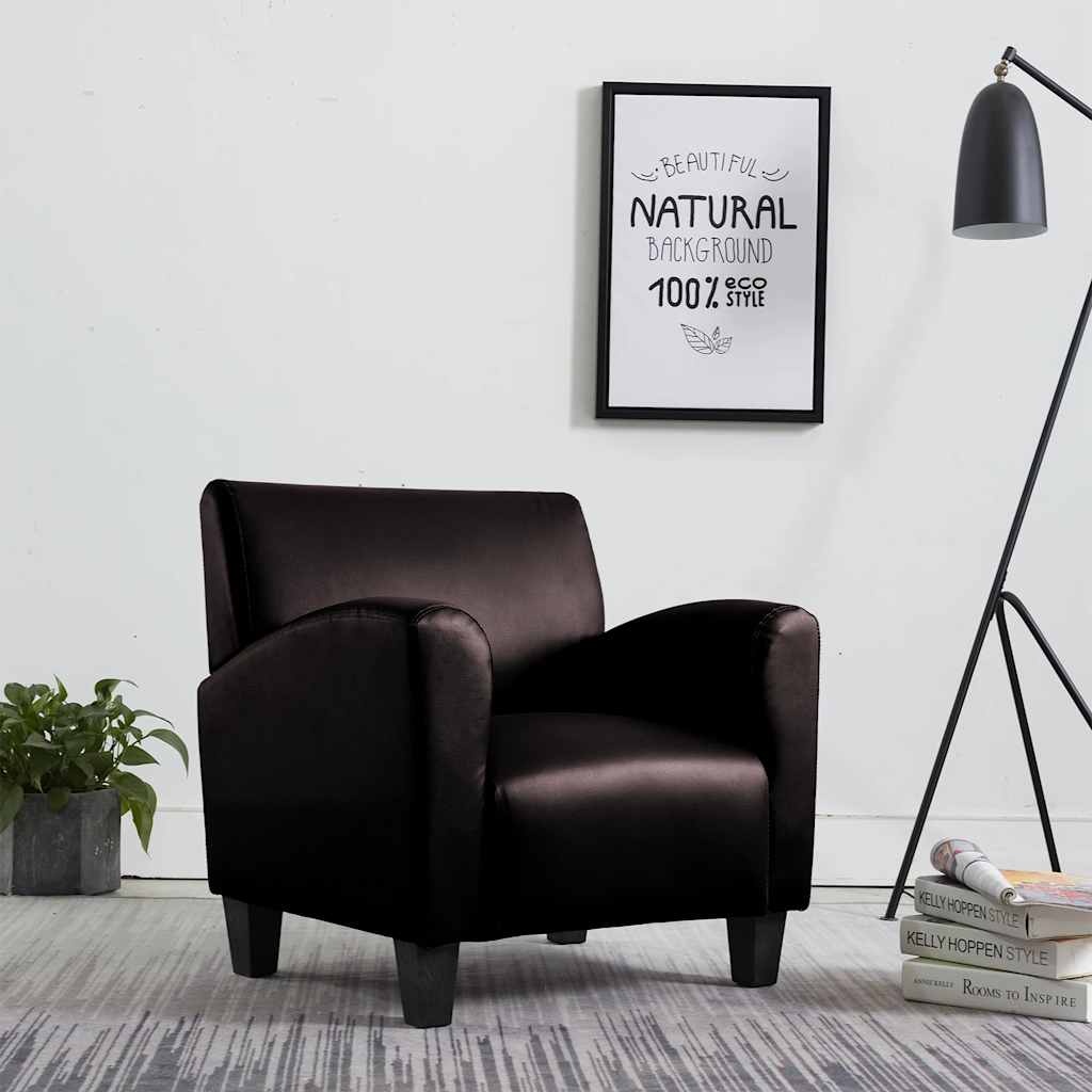 vidaXL Fauteuil Kunstleer Donkerbruin | 62% Korting