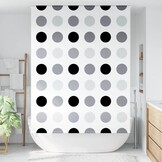 vidaXL Doucherolgordijn Cirkel 160x240 cm | Nu 63% Korting!