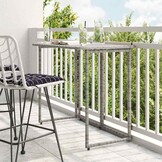 vidaXL Tuintafel Inklapbaar Poly Rattan Grijs - 59% Korting!