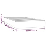 vidaXL Pocketveringmatras 90x190x20cm - 57% Korting!