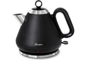 Inventum Retro Waterkoker 1.7L - Zwart/RVS - 47% Korting