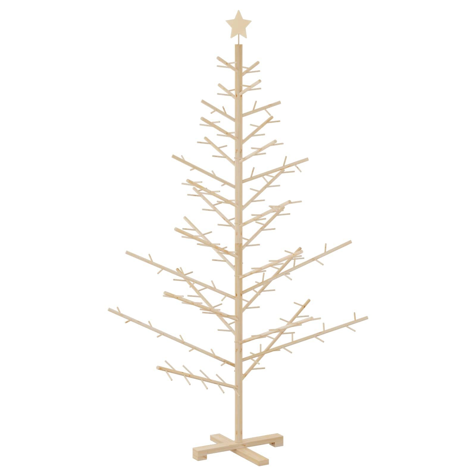 vidaXL Houten Kerstboom Naturel 180 cm - 42% Korting!