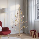 vidaXL Houten Kerstboom Naturel 180 cm - 42% Korting!