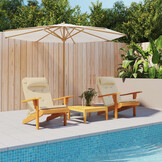 vidaXL Adirondack Stoelkussens Beige (2 stuks) - 62% Korting