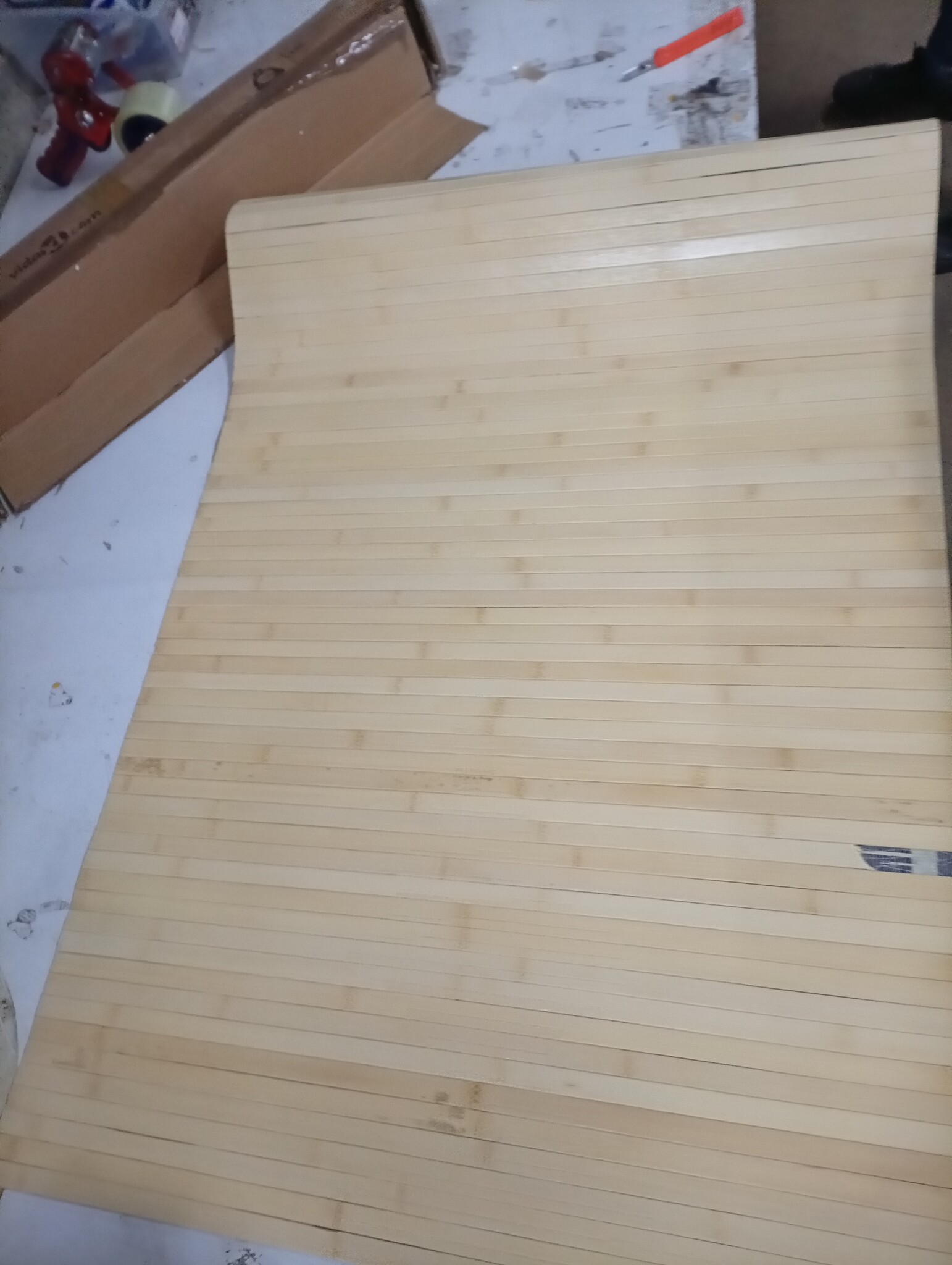 vidaXL Vloerkleed bamboe 70x300cm Lichtnaturel | Nu met 64% korting!