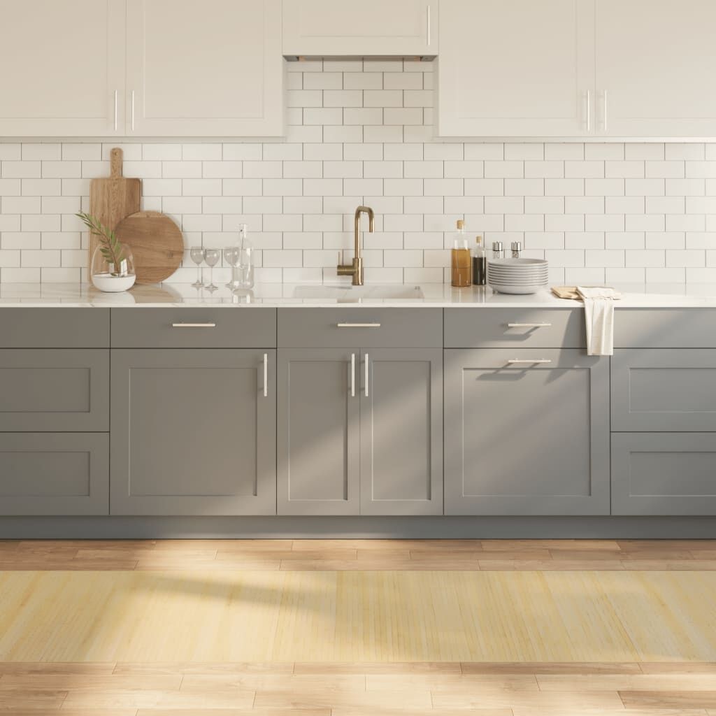 vidaXL Vloerkleed bamboe 70x300cm Lichtnaturel | Nu met 64% korting!