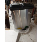 vidaXL Pedaalemmer Recycle 36L RVS - 70% Korting!