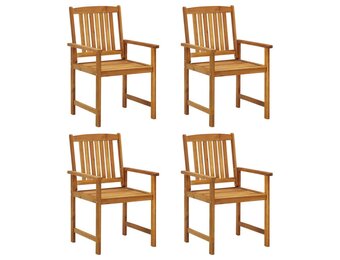 VidaXL Acaciahouten Tuinstoelen (4 st.) - 76% Korting