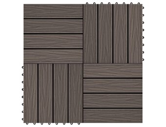 VidaXL Terrastegels 30x30cm (1m²) - 11 Stuks - 37% Korting!