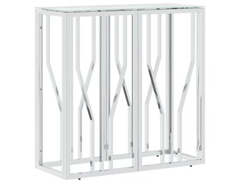 vidaXL Wandtafel 70x30x70cm - Roestvrij Staal & Glas | 53% Korting!