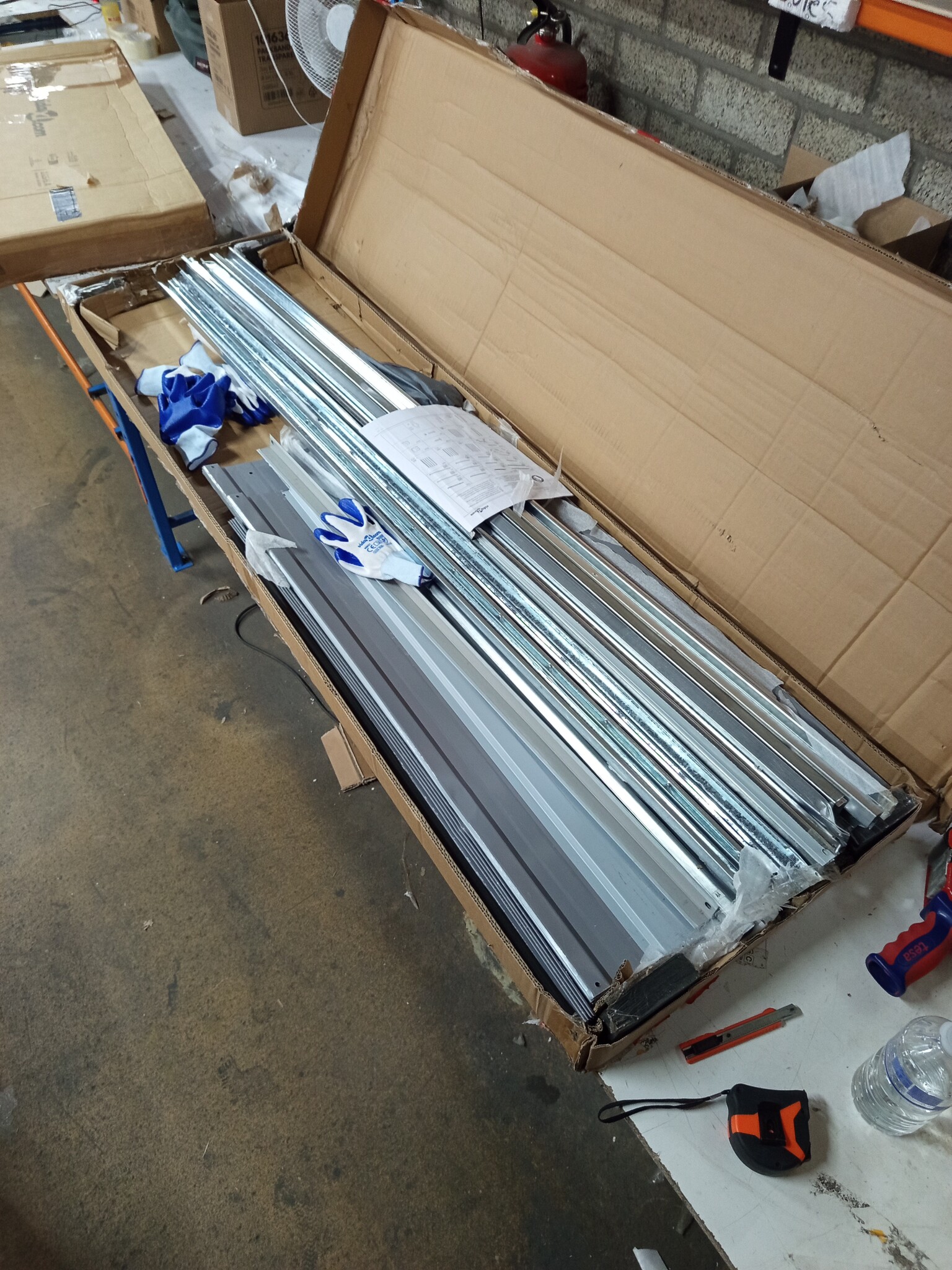 vidaXL Afvalbakberging Staal Bruin - 73% Korting