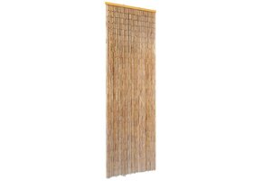 VidaXL Bamboe Vliegengordijn 56x185 cm | 79% Korting