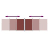 vidaXL Uittrekbaar Windscherm 180x600 cm Bruin - 70% Korting