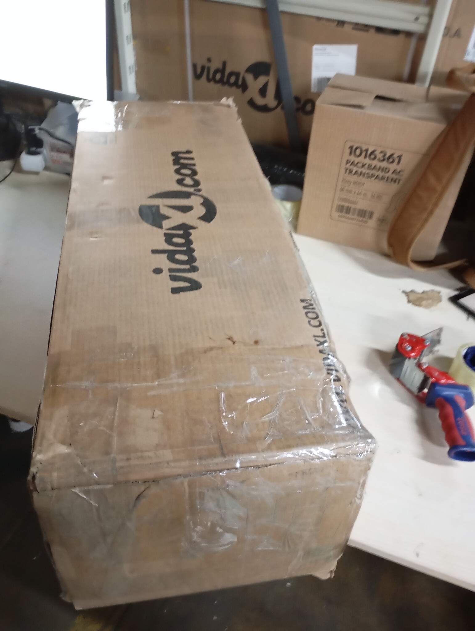 vidaXL Dressoir Gerookt Eiken - 120x30,5x70 cm - 64% Korting