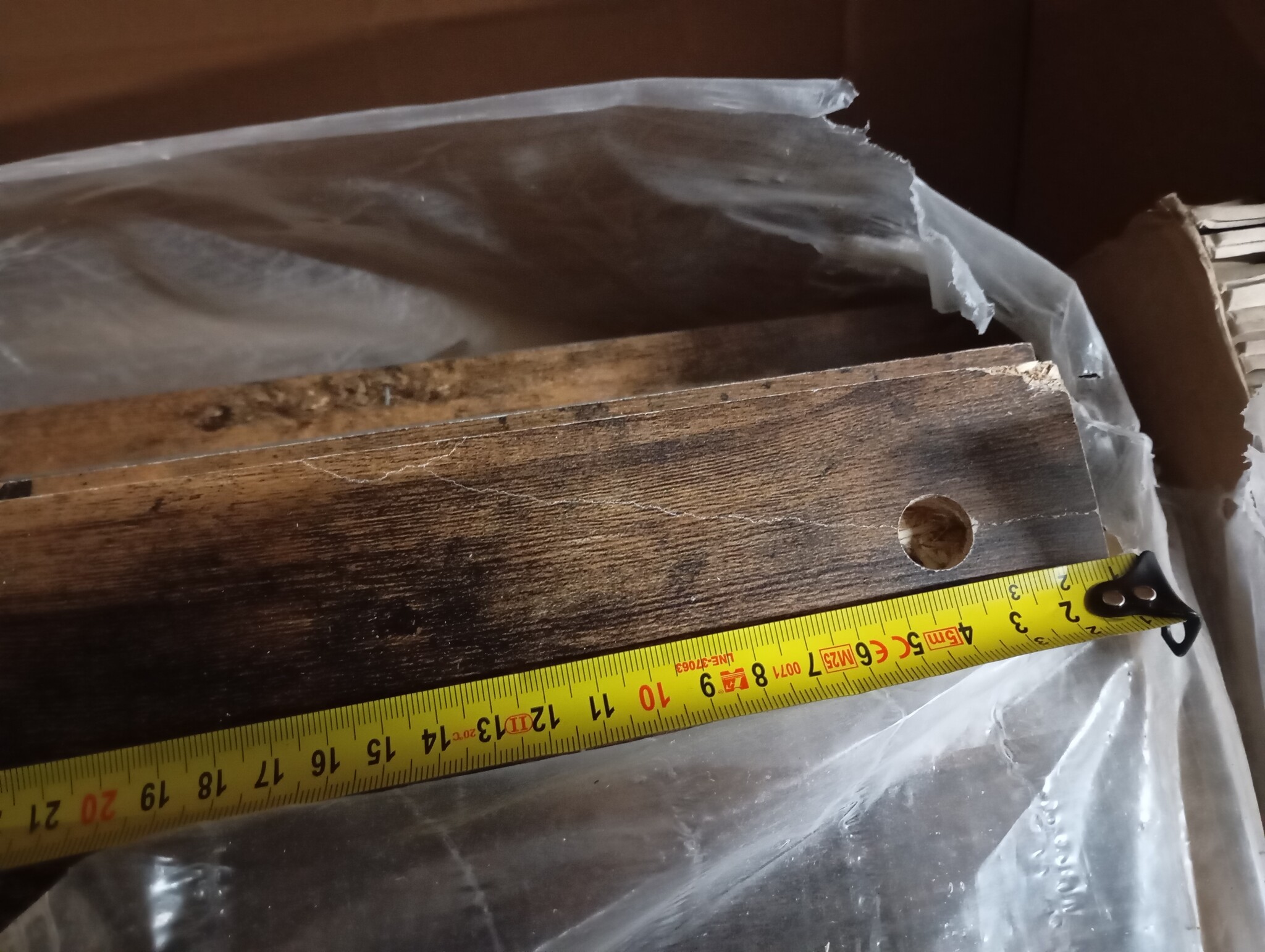 vidaXL Dressoir Gerookt Eiken - 120x30,5x70 cm - 64% Korting