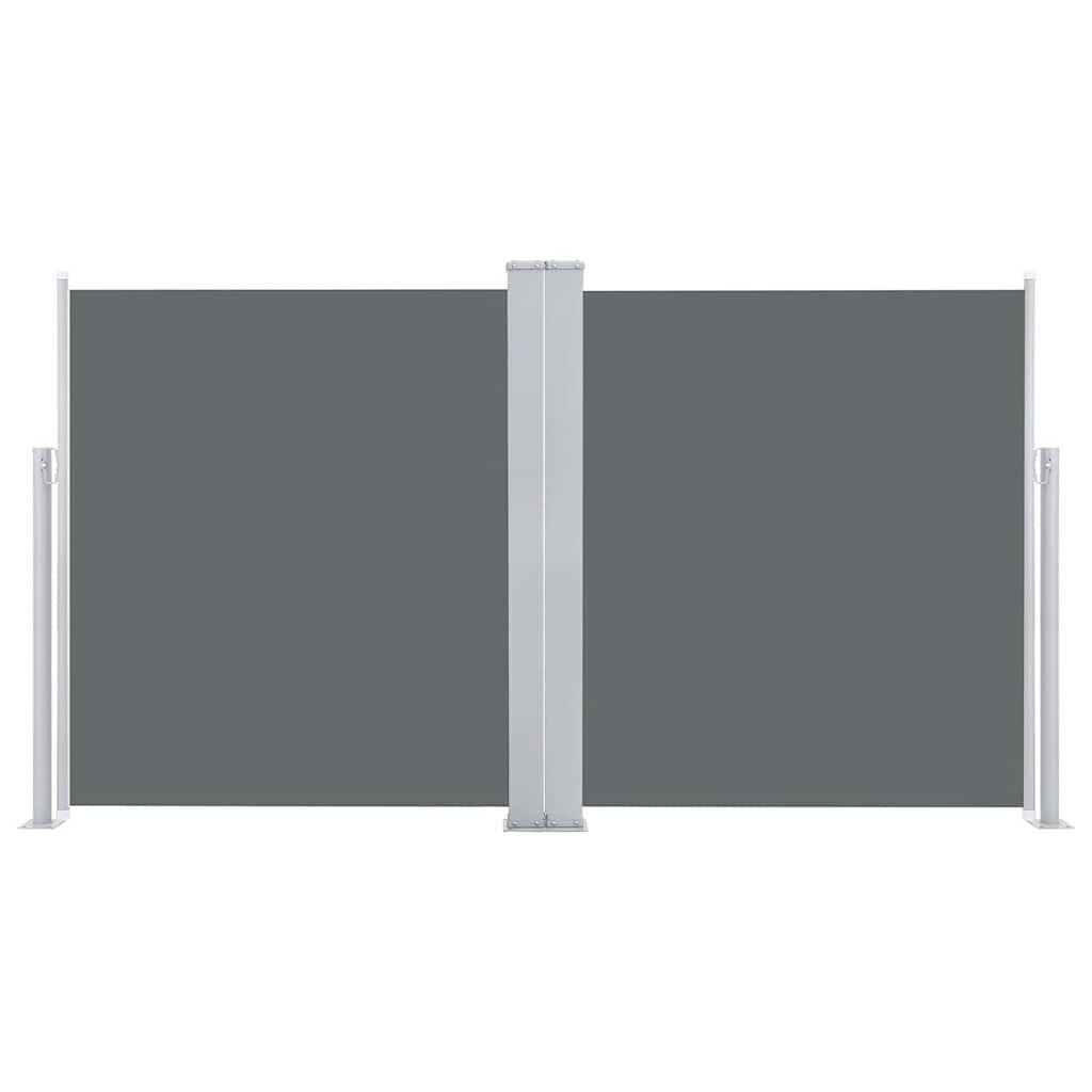 vidaXL Uittrekbaar Windscherm 140x600 cm Antraciet - 35% Korting!