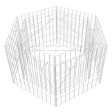 VidaXL Gabion plantenbak zeshoekig - 62% Korting!