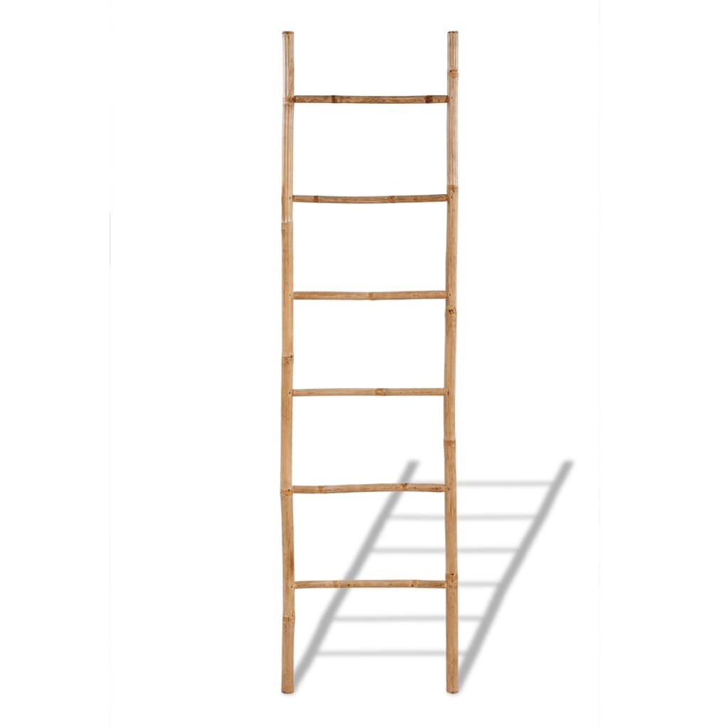 Bamboe Handdoekenladder - VidaXL - 70% Korting