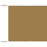 vidaXL Verticale Luifel 60x1000cm Beige - 62% Korting!
