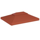 vidaXL Prieeldak 2-laags 4x3m Terracotta - 41% Korting!
