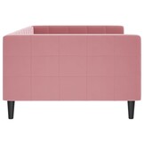 vidaXL Slaapbank Fluweel Roze - 100x200 cm - 37% Korting!