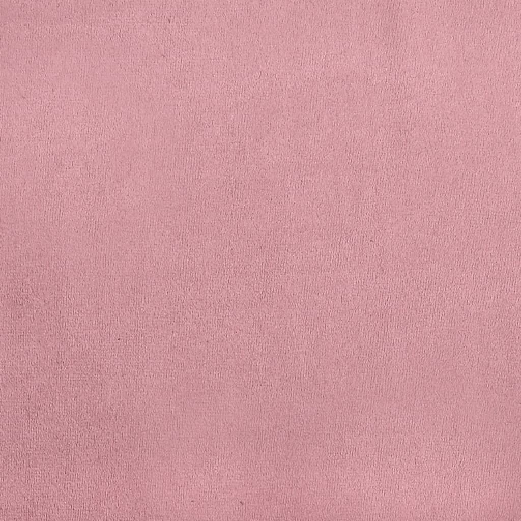 vidaXL Slaapbank Fluweel Roze - 100x200 cm - 37% Korting!