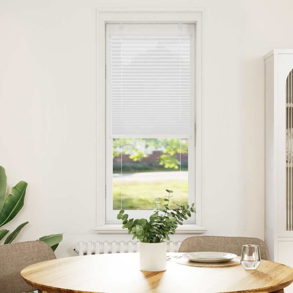 vidaXL Plissé rolgordijn Wit - 45x150 cm | 42% Korting