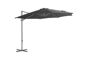 VidaXL Zweefparasol 300cm Antraciet - 62% Korting!