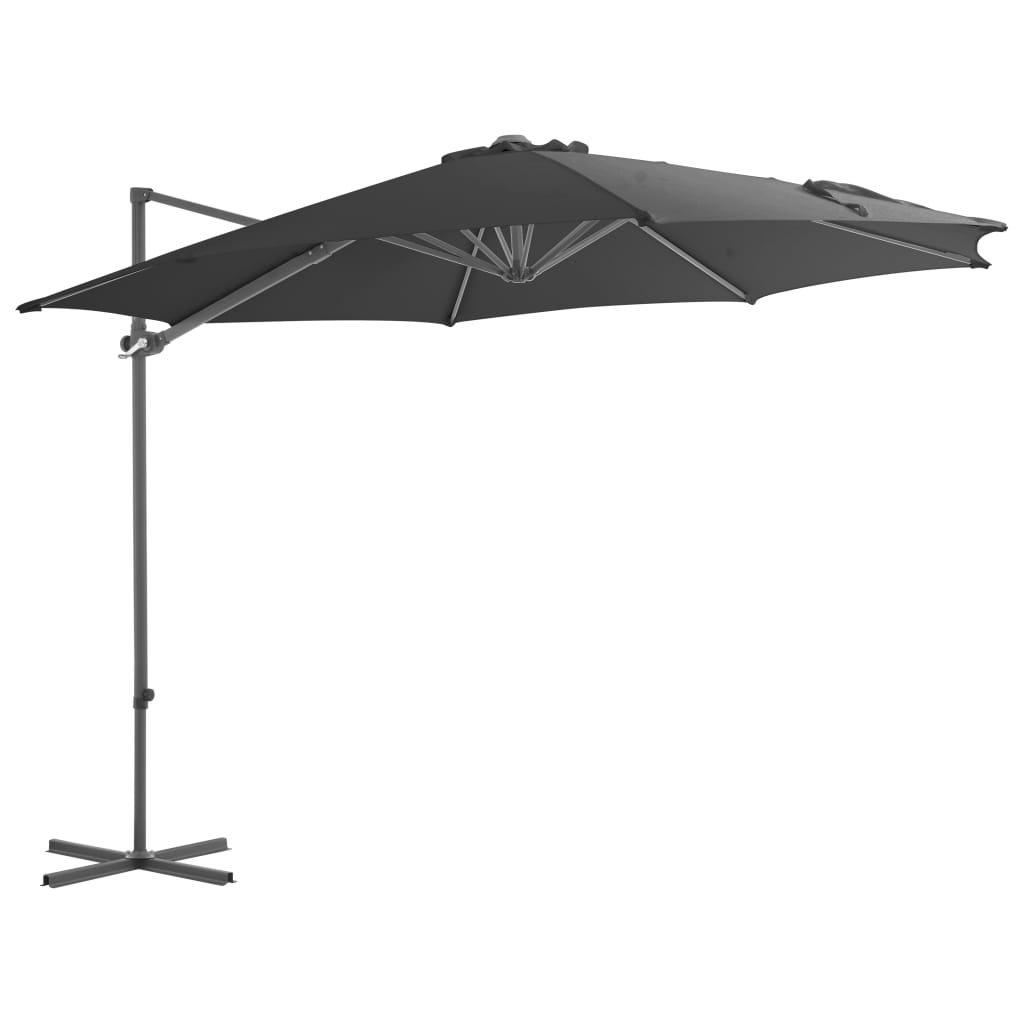 VidaXL Zweefparasol 300cm Antraciet - 62% Korting!