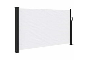 VidaXL Uittrekbaar Windscherm 117x300cm Wit - Nu 57% Korting!