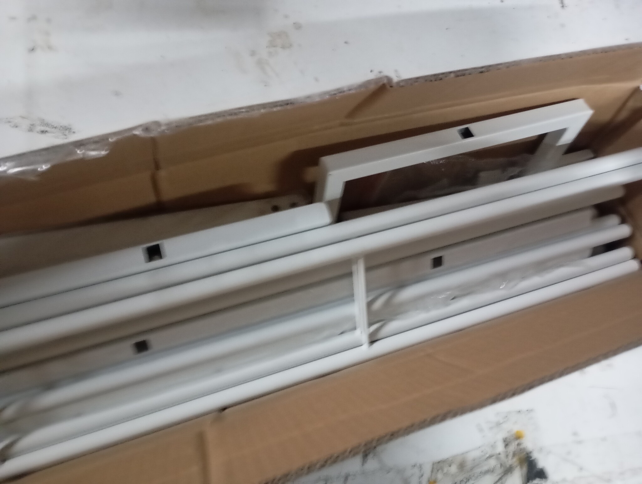 vidaXL Bedframe Metaal Wit 100x200cm | -64%