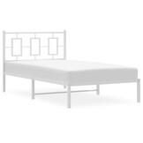 vidaXL Bedframe Metaal Wit 100x200cm | -64%