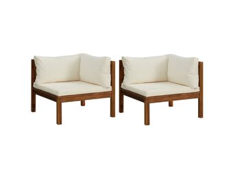 vidaXL Hoekbank Set 2 st. Acaciahout | 70% Korting