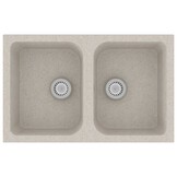 vidaXL Keukenwasbak Beige Graniet - 76% Korting!