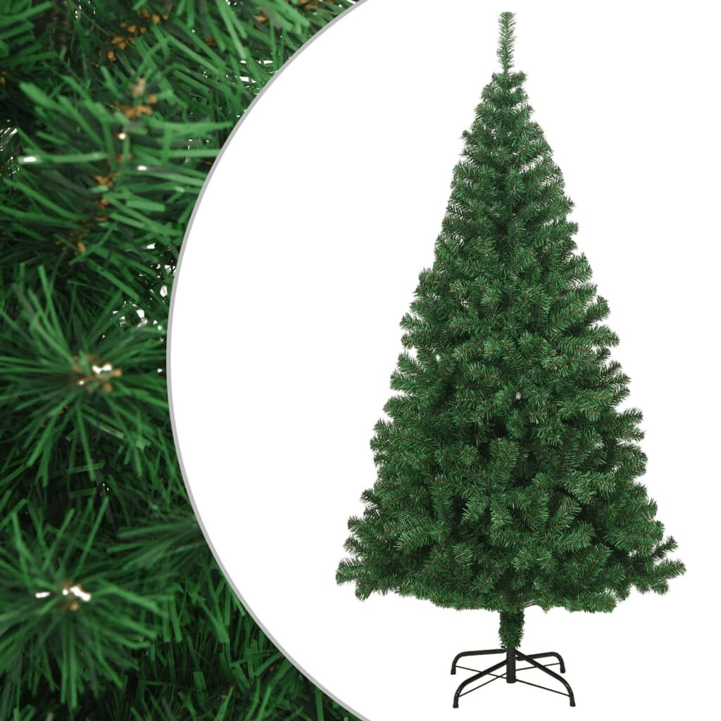 vidaXL Kunstkerstboom 240 cm - Dikke Takken - Groen - 41% Korting