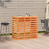 vidaXL Tuinbartafel Grenenhout - 53% Korting - Wasbruin 113,5x50x103 cm