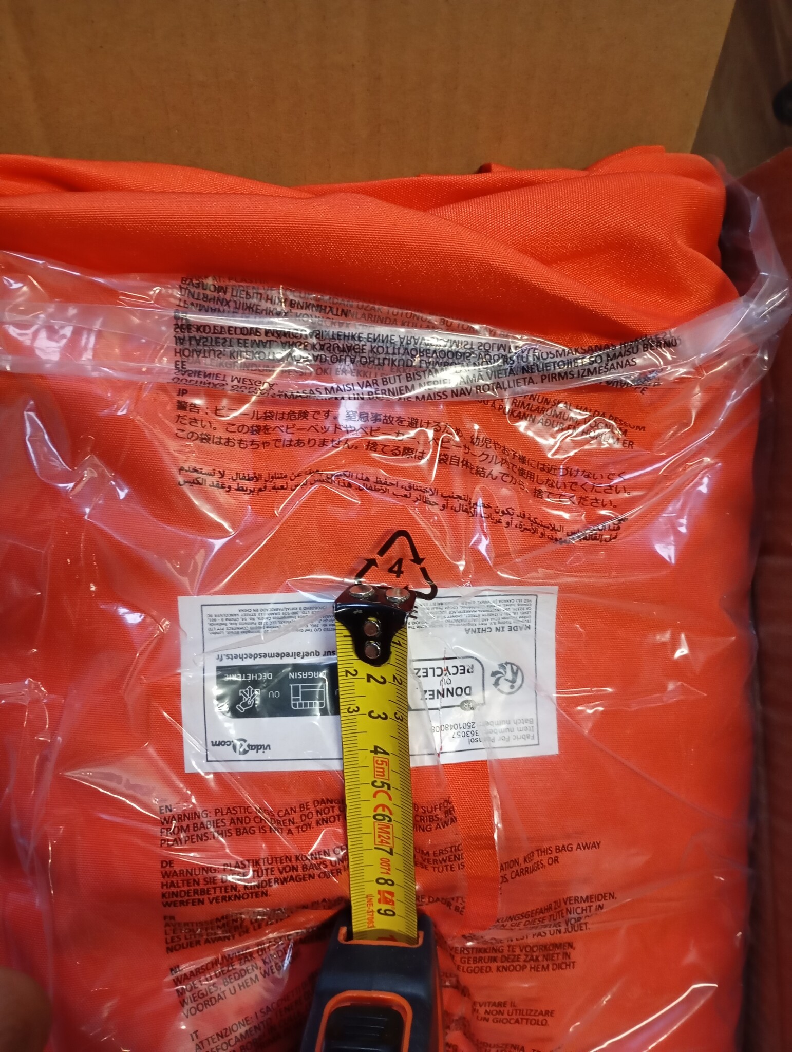 vidaXL Vervangingsdoek Zweefparasol 350cm Terracotta - 64% Korting!