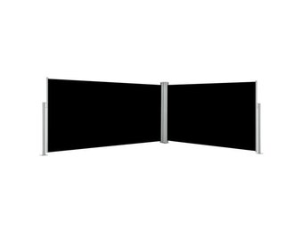 vidaXL Windscherm Uittrekbaar Zwart 160x600cm - 79% Korting!
