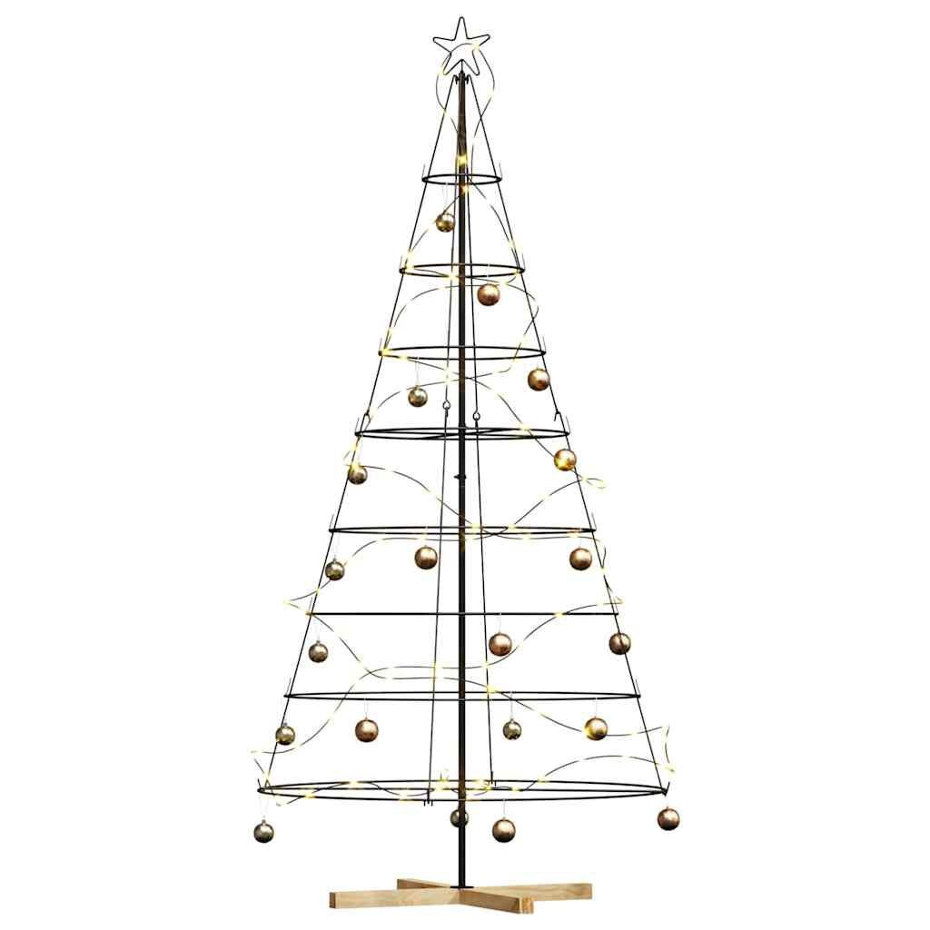 vidaXL Kerst Cone Boom Zwart 210cm | 47% Korting