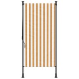 vidaXL Rolgordijn Buiten 100x270cm (57% korting!) Oranje/Wit