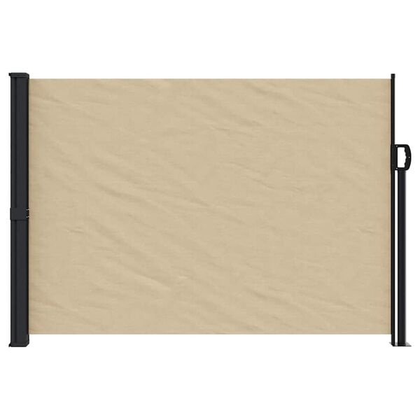 vidaXL Uittrekbaar Windscherm 140x600 cm Beige - 58% Korting!