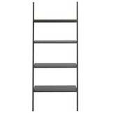 VidaXL Ladderrek Zwart - 64x34x150,5 cm | -43%
